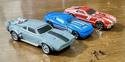 Hot Wheels Muscle Mania Screen Time Track Stars Lot Of (3) FF Ice Charger - Image 1 of 4