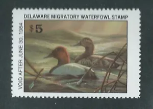DELAWARE STATE DUCK #4 - MINT NEVER HINGED - SCV: $35.00 - Picture 1 of 1