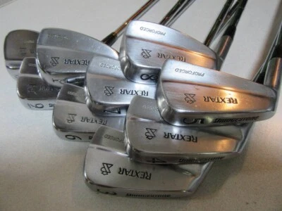 Bridgestone Golf Club Rextar Pro Forged #3-Sw 9 piece Left Handed Very Rare Used - Image 1 of 4