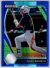 IZAAC PACHECO 2021 Panini Draft Picks Blue Prizm PDP39