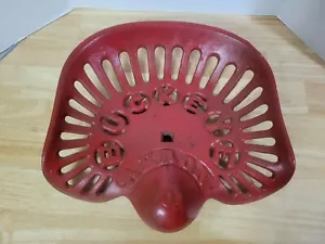 Antique Cast Iron Buckeye Akron Aultman Miller Tractor Seat Farm Primitive Decor - Picture 1 of 9