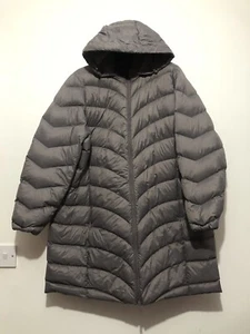 Marks and Spencer M & S Feather & Down Stormwear Puffer Coat UK 20 Lavender Grey - Bild 1 von 15