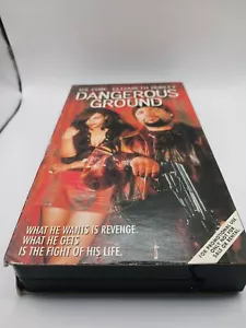 Dangerous Ground (VHS, 1997) Ice Cube, Elizabeth Hurley Hip Hop Rap Promo Copy - Picture 1 of 2