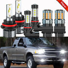 For 1999-2003 Ford F 150 LED Headlight+Trun Signal Light+Fog Light Blubs 6500K