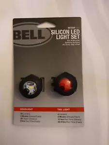 Bell Meteor 350 Silicone LED Bicycle Light Set Black - Picture 1 of 2
