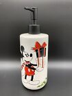 Disney Mickey Mouse Christmas Holiday Soap Pump Dispenser Ceramic Zrike Brands