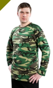 CAMISETA INVIERNO TRICOTEMDIA CHAQUETA DE PUNTO COLOR CAMUFLAJE PROTECCIÓN FRÍA PESCA EXTERIOR ALIMENTO - Imagen 1 de 1