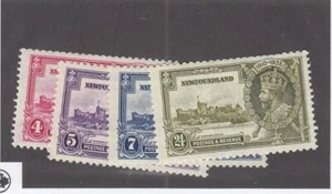 NEWFOUNDLAND (MK7460) # 226-229 VF-MLH  4-5,7,24cts KGV SILVER JUBILEE-#2 CV $25 - Bild 1 von 1