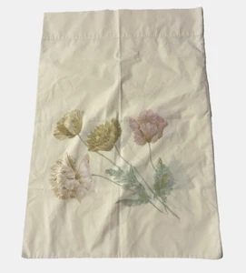 Vintage Kissenbezug Standard Blumen Cottagecore Shabby Chic Natur erdig Boho - Bild 1 von 5