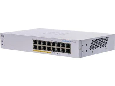 Cisco Systems, Inc. CBS110-16PP-NA SWITCH CISCO CBS110-16PP-NA R Network Commerc - Image 1 of 4