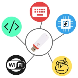 Dispositif d'injection de frappe WiFi zSecurity Cactus BadUSB - Outil de test sans fil - Photo 1/10