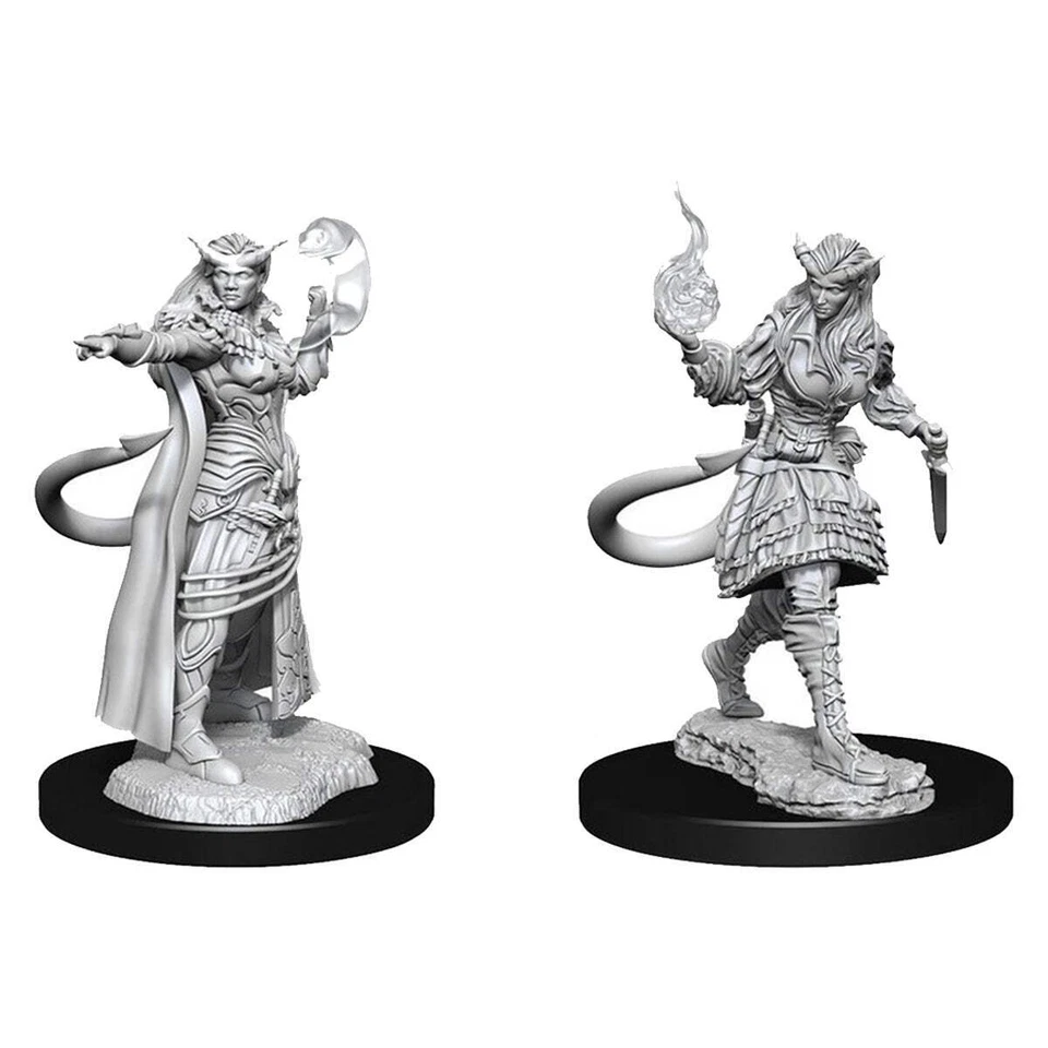 D&d Nolzurs Marvelous Unpainted Miniatures Tiefling Sorcerer Female
