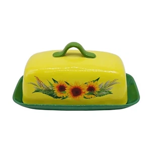 Butterdosen Sonnenblumen Butterglocke Frischhaltedose neuetischkultur - Bild 1 von 4