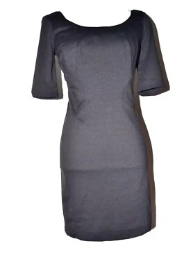 Vestido para mujer Zac Posen Z con radios, manga 3/4, talla 2, color negro,  Foto 1 de 4