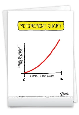 1 Tarjeta de Retiro Divertida con Sobre - Gráfico C3257RTG Foto 1 de 4