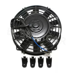 8in Power Radiator Cooling Fan Car Air Conditioning Cooler Kit Accessories 12V - Picture 1 of 9