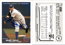 Sean Henn Signed 2005 Grandstand Eastern League Top Prospects #NNO Card Auto AU