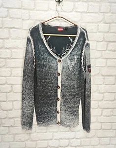 Almgwand Baumwoll Strick Cardigan Rentier Muster Gr. 44 - Bild 1 von 9