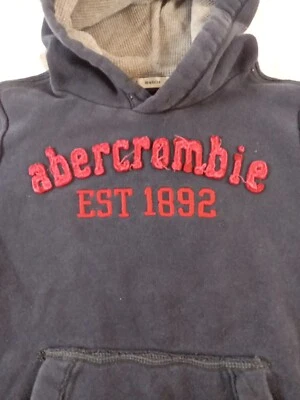 Abercrombie & Fitch Niños Muscle Sudadera con Capucha Negra L | Pullover Térmico Logo Popover Foto 1 de 4