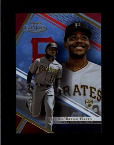 KE'BRYAN HAYES 2021 TOPPS GOLD LABEL #38 CLASS 2 RED ROOKIE RC #33/50 BC9784