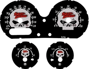 Harley Davidson Custom Speedometer Faceplate Fit CVO 2014-2019 HD Logo - Picture 1 of 2