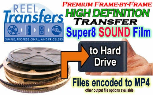 HD Transfer Super8 SOUND film to Hard Disk Drive (Sound Included!) - Image 1 of 1