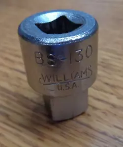 Adattatore presa vintage Williams Tools USA ~ 3/8" unità BS-130 - Foto 1 di 5