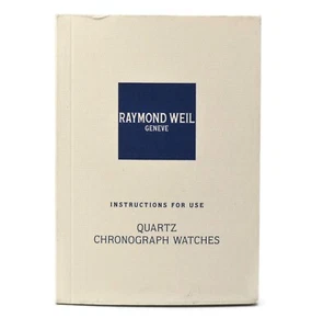 Raymond Weil Quartz Chronograph Booklet Manual - Picture 1 of 1