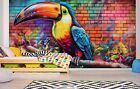 3D Painted Toucan B8324 Wallpaper Wall Mural Removable Self-adhesive Amy 23