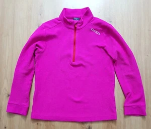 Odlo Fleece Pullover Mädchen Gr.128 Pink Halbzip Warm & Bequem - Bild 1 von 3