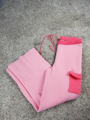 Fashion Nova Knit Track Pants 2XL Womens Pink Wide Leg Flare Cargo NWT  - Image 1 of 4