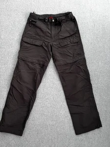 The North Face Convertible Cargo Pants Men's Size S Nylon Hiking dark brown - Picture 1 of 16