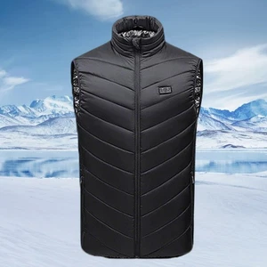 Gilet Riscaldato Invernale Corpo Caldo USB Giacca Elettrica Uomo Donna Riscaldamento Termico CoaZR - Foto 1 di 17