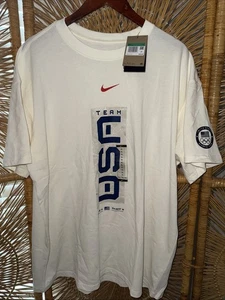 Men’s Nike Team USA Olympics T Shirt Loose Fit Size XL NWT - Picture 1 of 6