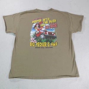 Ocean City Maryland Shirt Herren XL Big Peckers Bar & Grill lustige Grafik T-Shirt - Bild 1 von 13
