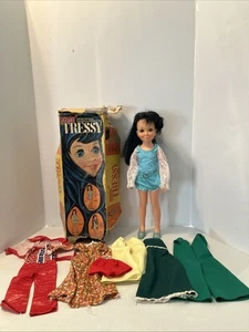 Ideal 1970 Posin' Tressy con vestido y zapatos cabello creciente muñeca de 18". LEER DESCRIPCIÓN - Imagen 1 de 24