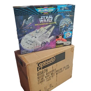 ¡¡ESTUCHE FRESCO!! 1995 Galoob Star Wars Micro Machines Millennium Falcon Set Sin usar, en caja sellada - Imagen 1 de 3