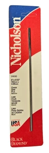 01630 Nicholson 6" X 5/32" Round Chain Saw File Knurl Cut Carded - Picture 1 of 9