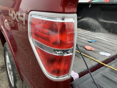 Driver Tail Light Styleside Bright Border OEM 09-14 FORD F150 PICKUP 1332749 - Image 1 of 4