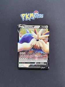 Pokémon TCG Stoutland V Crown Zenith 116/159 Ultra Rare NM. - Foto 1 di 3