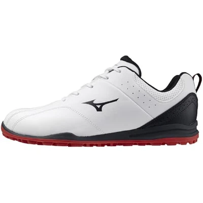 美津浓高尔夫鞋 GM 风格宽 51GQ2552 白色/海军蓝 28 厘米 US11 — 第 1/4 张图片