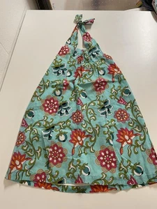 NWT Tea Collection 2010 Korea Jeju Floral Halter Dress Size 7 - Picture 1 of 6