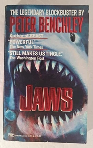 Jaws by Peter Benchley - Ballantine Books 4th Printing Paperback - Picture 1 of 2