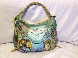 Cartera de cuero Anuschka diseños de animales - Imagen 1 de 8