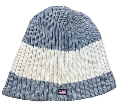 Vintage Polo Jeans Ralph Lauren Knit Beanie Ski Sweater Hat Toque Winter Lodge - Изображение 1 из 4