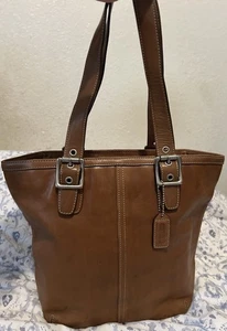 Bolso de Mano Coach Hampton Cuero Mediano Caramelo De Colección Y2K Marrón 9572 - Imagen 1 de 10