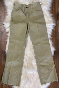 Pantalones Dickies Caqui De Colección Años 70/80 W30 H44 Sin Stock con Etiqueta Hechos en Águila de Belice - Imagen 1 de 24