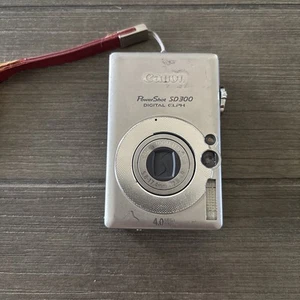 Canon PowerShot SD300 fotocamera digitale 4MP 3x zoom compatta - testata funziona - Foto 1 di 9