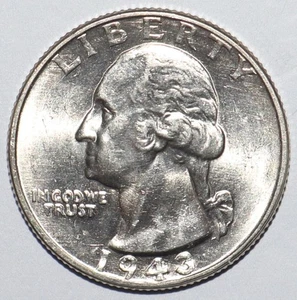 1943 Washington Viertel Auswahl Stempelglanz (C252) - Bild 1 von 2