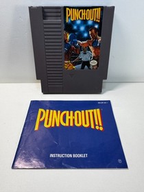 Punch-Out (Nintendo NES, 1990) con Manual, Funda Aut&eacute;ntica Probada